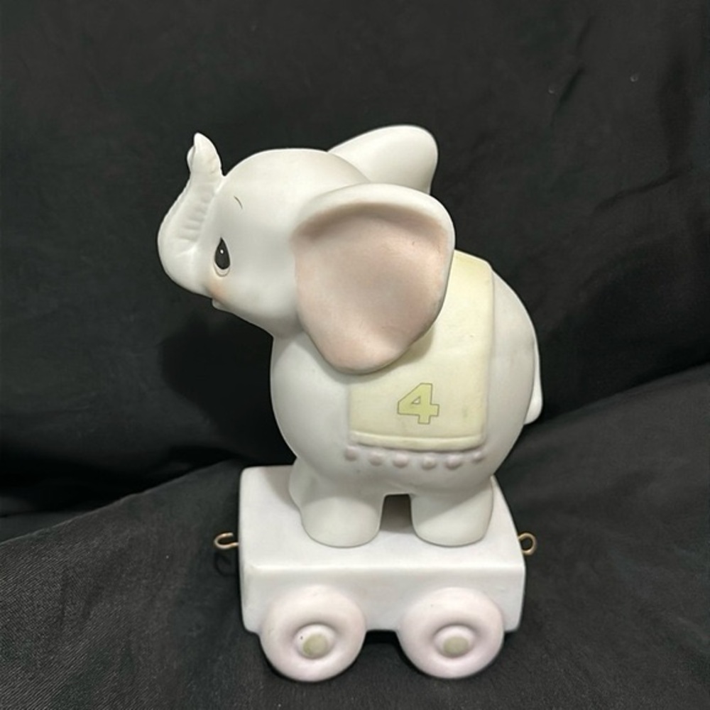 Precious Moments Birthday Train Elephant